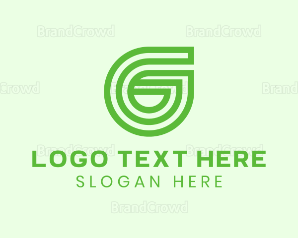 Environmental Business Monoline Letter G Logo