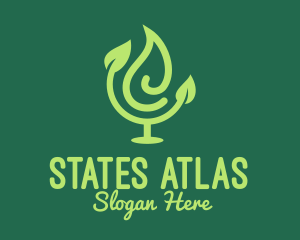 Green Leaf Atlas logo design