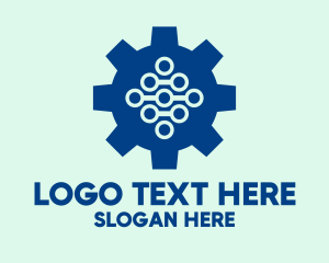 Cog - Industrial Tech Gear logo design