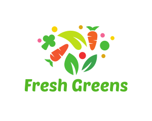 Lettuce - Healthy Diet Vegetables logo design