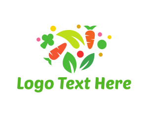 Food Store - Healthy Diet Vegetables logo design