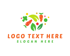 Veggie - Healthy Diet Vegetables logo design