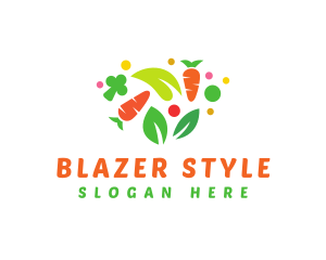 Healthy Diet Vegetables logo design