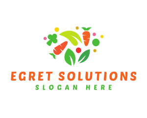 Healthy Diet Vegetables logo design