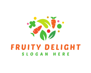 Healthy Diet Vegetables logo design