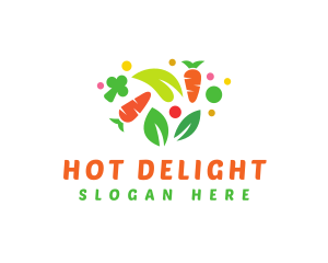 Healthy Diet Vegetables logo design