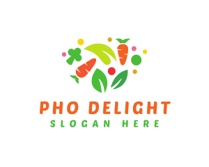 Healthy Diet Vegetables logo design