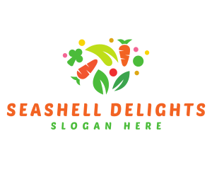 Healthy Diet Vegetables logo design