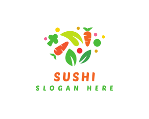 Healthy Diet Vegetables logo design