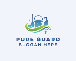 Eco Sanitation Cleaner logo design