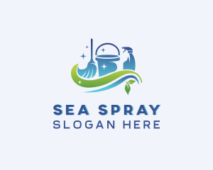 Eco Sanitation Cleaner logo design