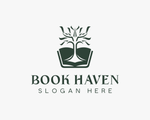 Bookstore - Tree Bookstore Literature logo design