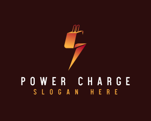 Lightning Electrical Power logo design