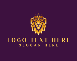 Regal - Royal Lion Crown logo design