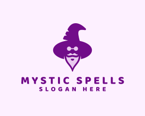 Witch - Magic Wizard Hat logo design