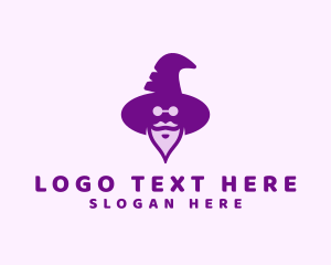 Witch - Magic Wizard Hat logo design