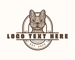 Bulldog Dog Pet Logo