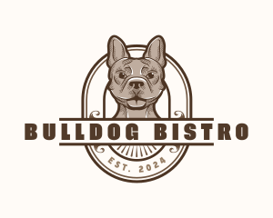 Bulldog Dog Pet logo design