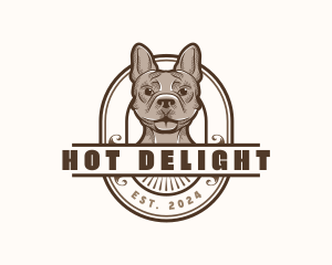 Bulldog Dog Pet logo design