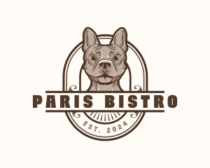 Bulldog Dog Pet logo design