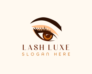 Eye Lashes Cosmetics logo design