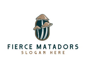 Mushroom Fungi Nature logo design