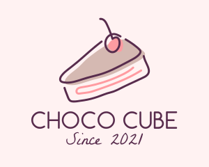 Patisserie - Cheesecake Cake Slice logo design