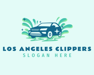 Clean Car Washing Logo
