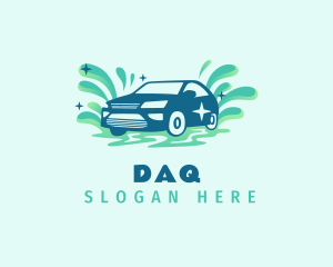 Clean Car Washing Logo