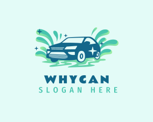 Clean Car Washing Logo