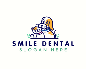 Dog Cat Veterinarian Logo