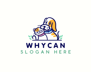 Dog Cat Veterinarian Logo