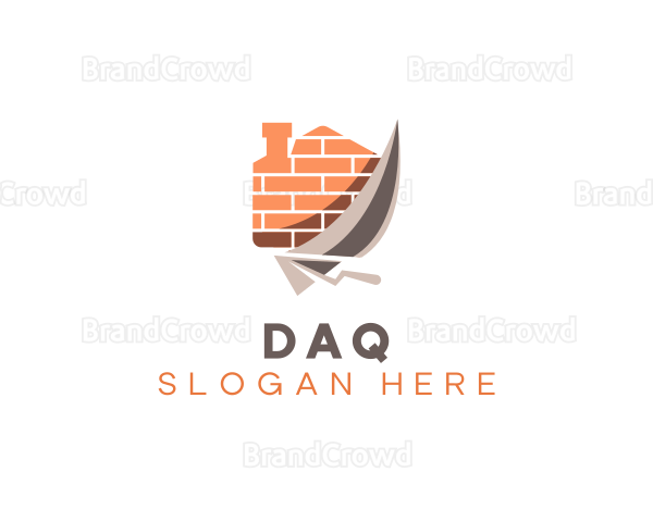 Brick Trowel Masonry Logo