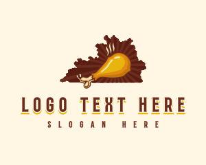 Fried Chicken - Fried Chicken Kentucky logo design