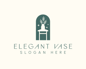 Vase - Flower Vase Table logo design