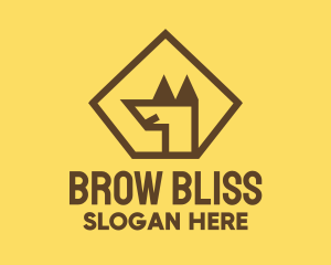 Brown Dog Minimal logo design