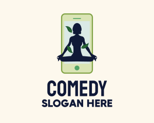 Rehabilitation - Online Smartphone Yoga Instructor logo design