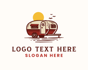 Trailer - Adventure Travel Trailer logo design