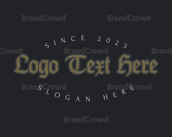 Classic Gothic Business Logo