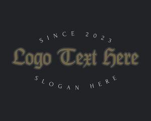 Classic Gothic Business Logo