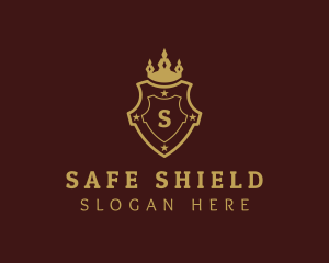 Royalty Crown Shield logo design