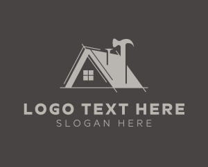 Laborer - House Hardware Tools logo design