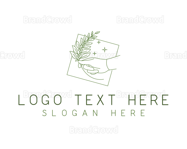 Floral Hand Spa Logo