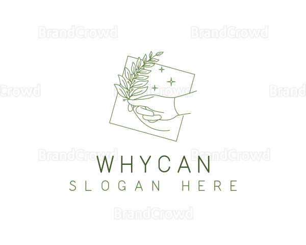 Floral Hand Spa Logo