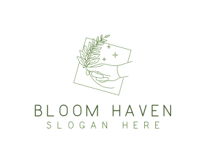 Floral Hand Spa logo design