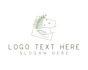 Therapists - Floral Hand Spa logo design