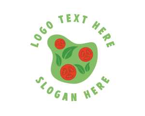 Vegan - Healthy Salad Restaurant logo design