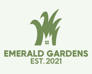 Green House Lawn Care  logo design