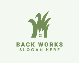 Green House Lawn Care  logo design