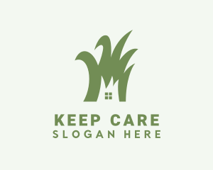 Green House Lawn Care  logo design